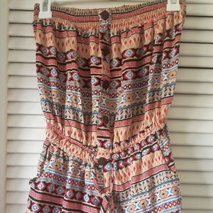 Patterned Romper
